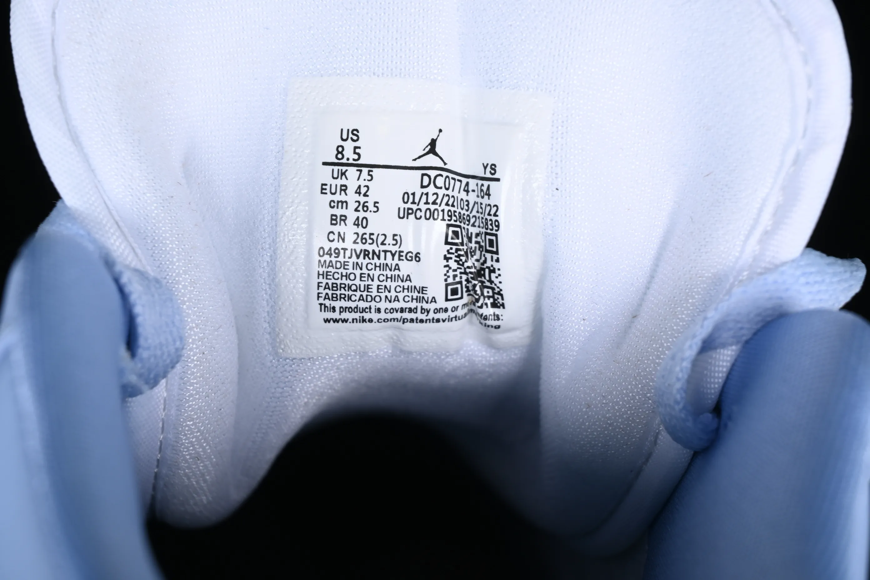 All categories Air Jordan Jordan series basketball shoes Air Jordan 1 Low Z version Air Jordan 1 Low AJ1 Joe 1 white blue red toe low-top cultural casual sneakers DC0774-164